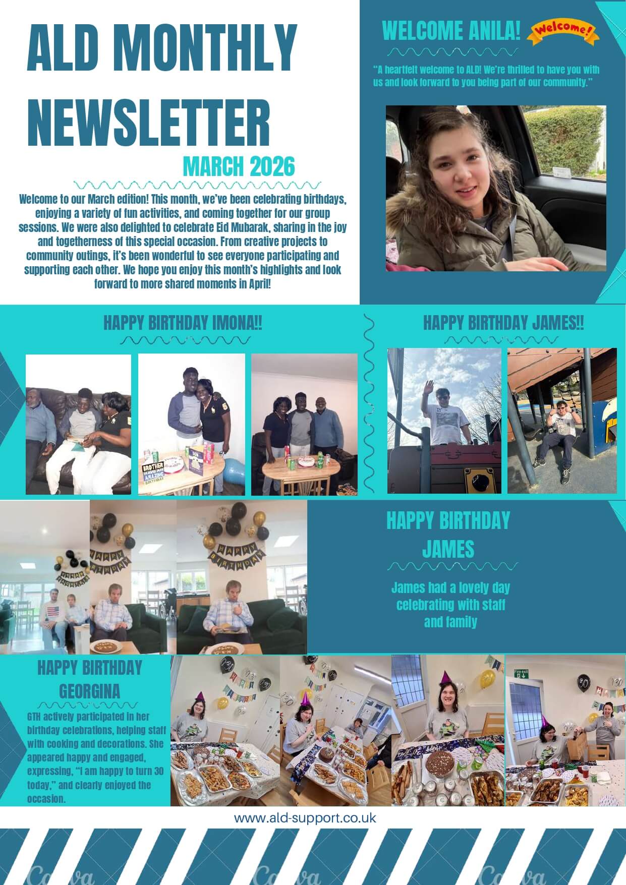 Our monthly newsletter for March 2026.