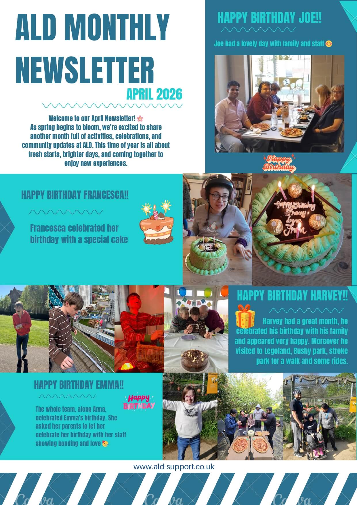 Our monthly newsletter for April 2026.