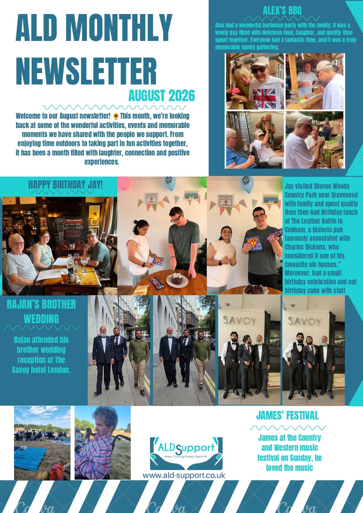 Our monthly newsletter for August 2026